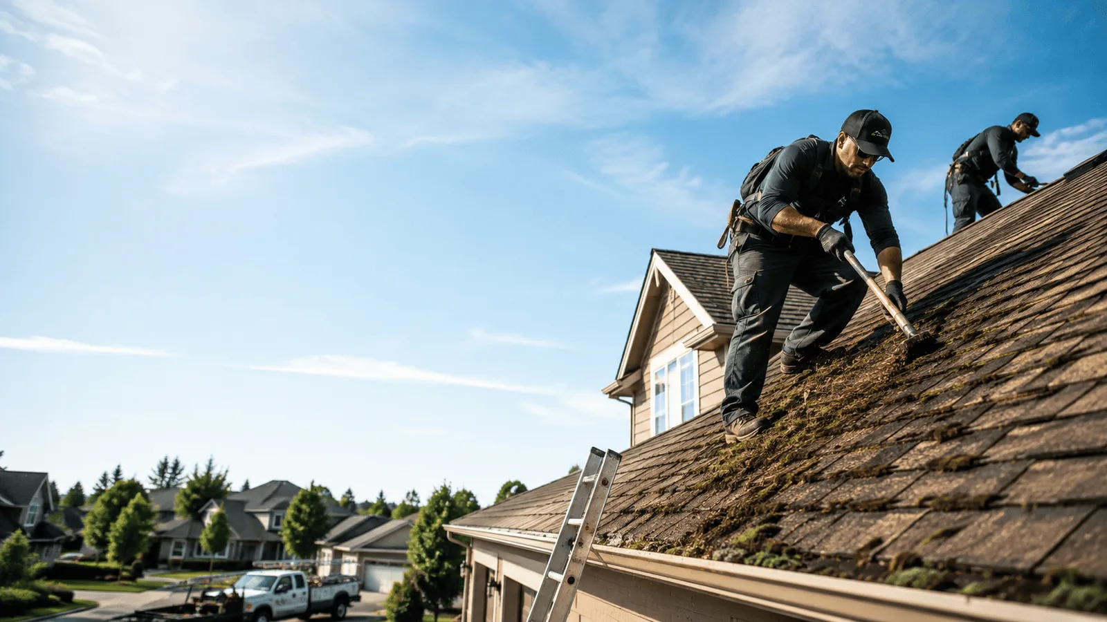 Roof Moss Removal in Godley, TX near me